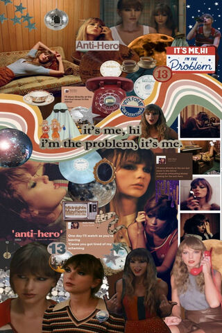 Taylor Swift's 'Anti-Hero' Collage 🎶✨