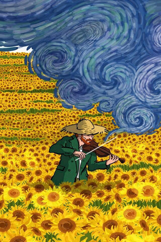 Melody Among the Sunflowers 🎻🌻