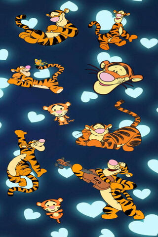 Tigger's Playful Parade! 🐯💖