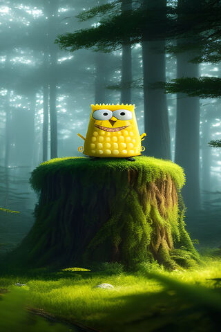 Weird Spongebob In A F