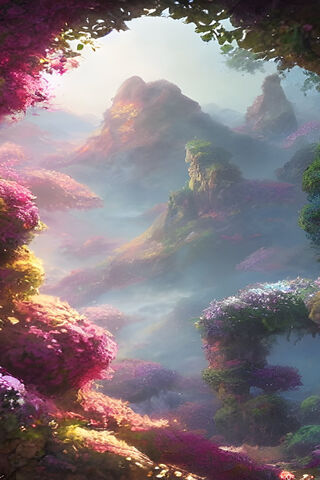 Enchanted Floral Landsc..