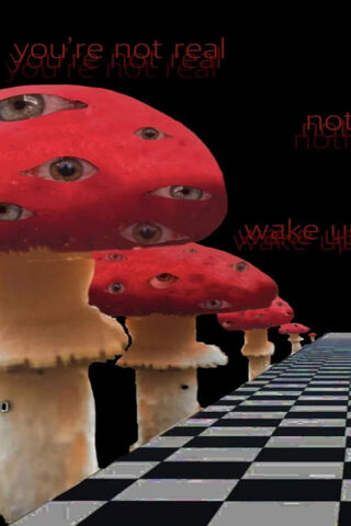 Surreal Mushroom Dreamscape 🍄👁️