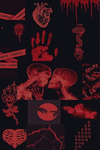 Dark Aesthetic Collage ..