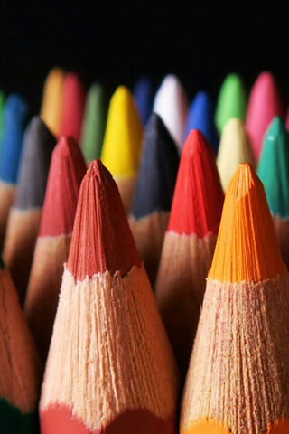 Colorful Pencil Tips 🎨✏️