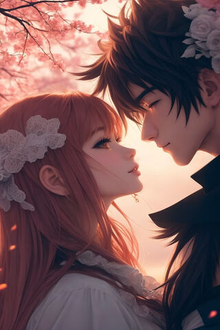 Romantic Cherry Blossom Moment