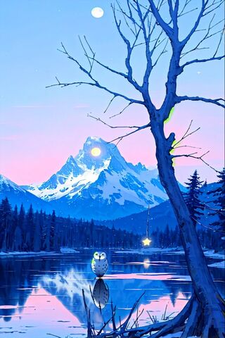 Enchanted Twilight 🌌🦉