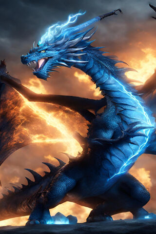 Thunderous Blue Dragon ..