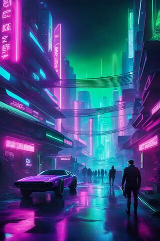 Neon Dreams: A Cyberpun..