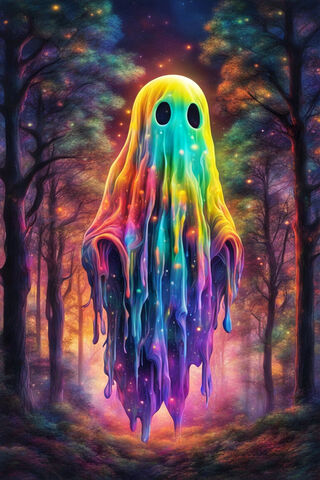Mystical Rainbow Ghost ..