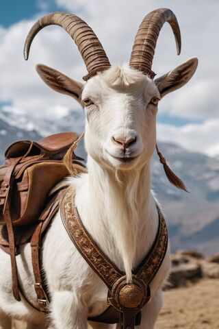 Majestic Mountain Goat 🐐🏔️