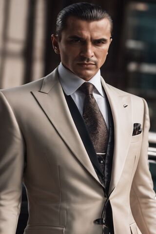 Dapper Elegance in a Cr..