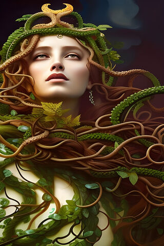 Enchanting Nature Goddess 🌿✨