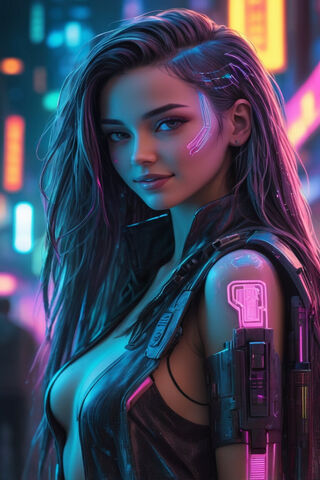 Neon Dreams: A Cyberpunk Vision 🌌✨