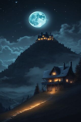 Enchanted Moonlit Retreat 🌙🏡