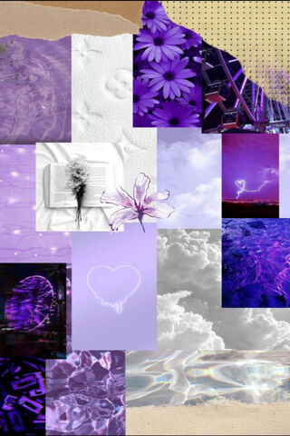 Purple Aesthetic Collag..