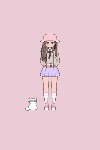 Pink Kawaii Girl