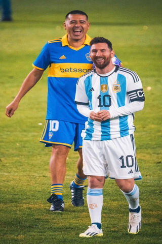 Riquelme Y Messi