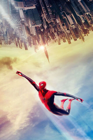 Spider-Man Soars Above ..