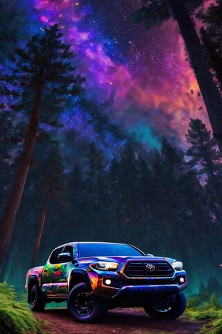 Cosmic Adventure 🚗✨