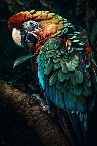 Vibrant Macaw Majesty 🦜✨