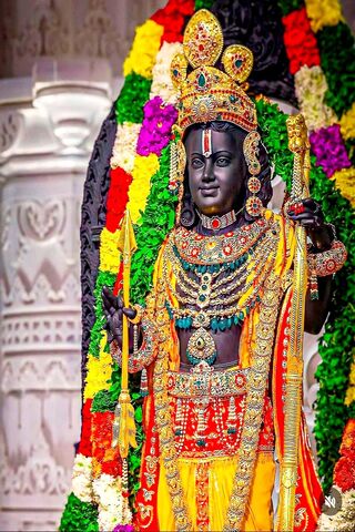 Divine Splendor: The Idol of Lord Rama 🌟