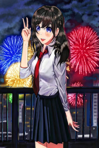 Celebrating Under the Fireworks 🎆✨