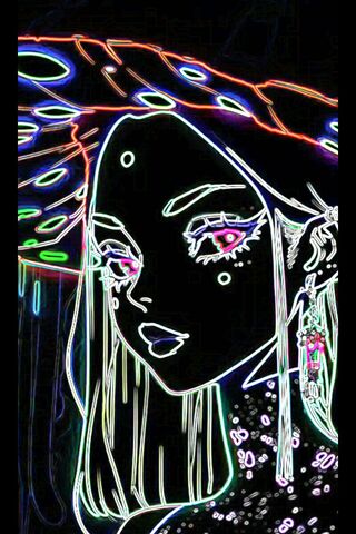 Ai Neon Shroom Witch 8