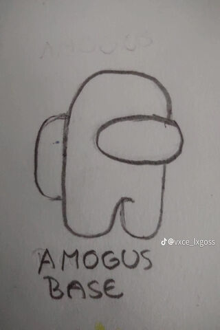 Among Us Base Drawing �..