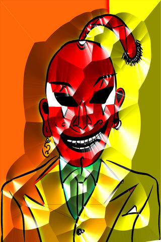 Vibrant Masked Characte..
