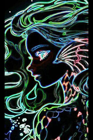 Neon Mermaid Dreams 🌊✨