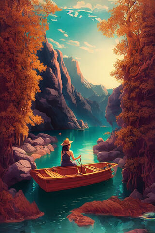 Serene Escape on the Wa..