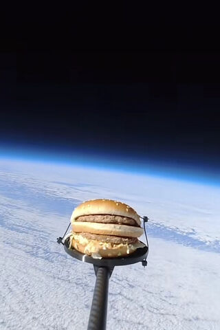 Burger in the Stratosphere! 🍔🚀