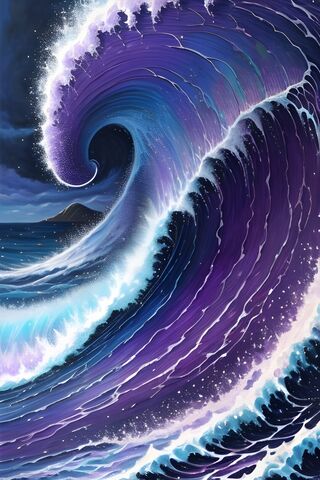 Majestic Ocean Wave 🌊✨
