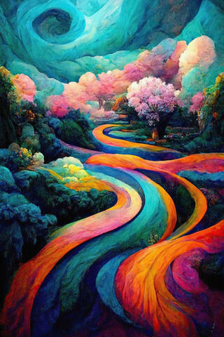 Whimsical River of Colo..