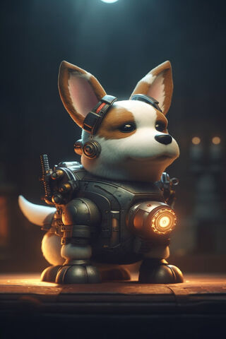 Cyber Corgi: The Future of Furry Friends! 🐾✨