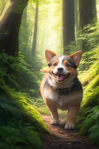 Cutie Dog With Smile