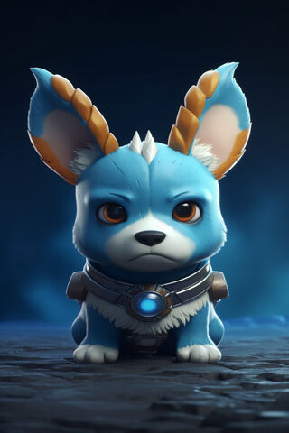 Adorable Blue Creature ..