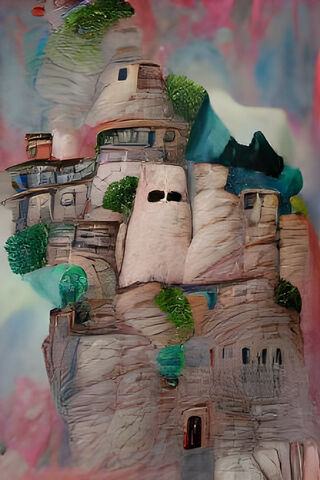 Enchanted Cliffside Village 🏰🌳