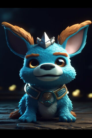 Adorable Blue Hero 🐾✨