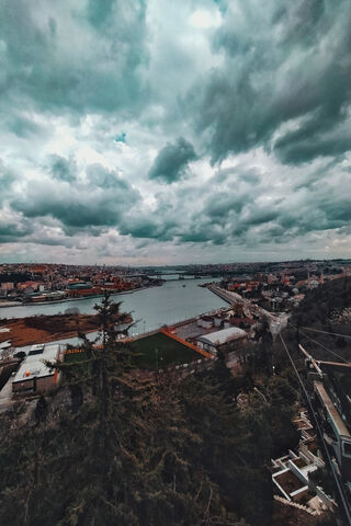 Dramatic Skies Over the..