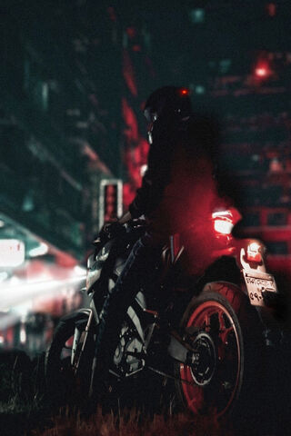 Night Rider in the City..