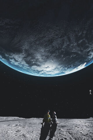 Gazing at Earth from th..