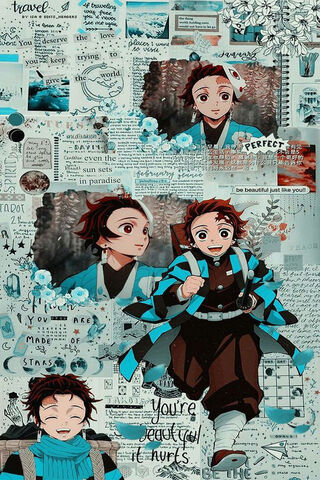 Whimsical Anime Collage..