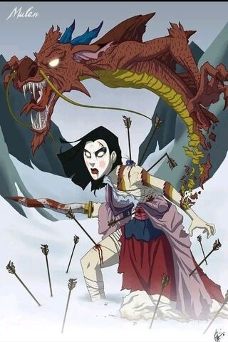 Fierce Warrior Mulan 🐉⚔️