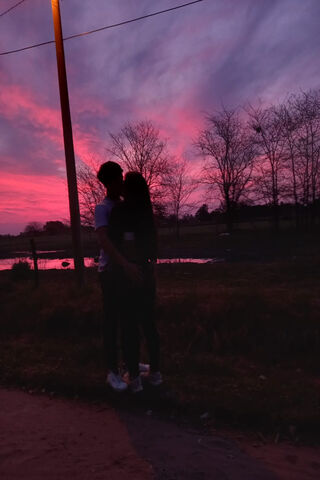 Romantic Sunset Embrace 🌅❤️