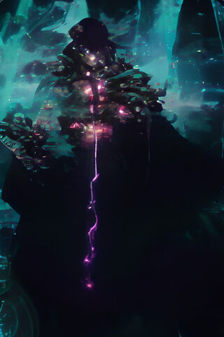 Cyberpunk Sorcerer 🌌⚡