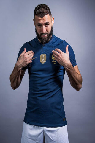 Striking a Pose in Blue ⚽️