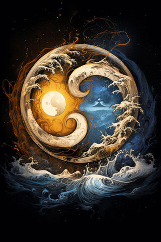 Harmony of Elements 🌊☀️