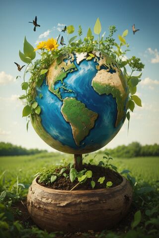 🌍 A Green Earth: Nature's Embrace