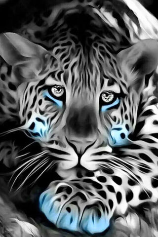 Glowing Leopard